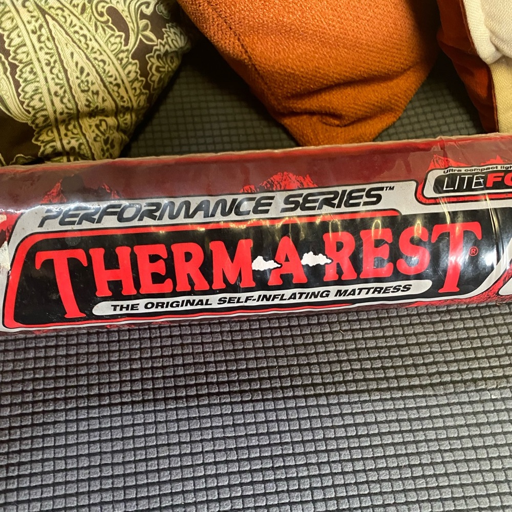 Vintage Thermarest Self Inflating Camping Sleeping Pad / Mattress